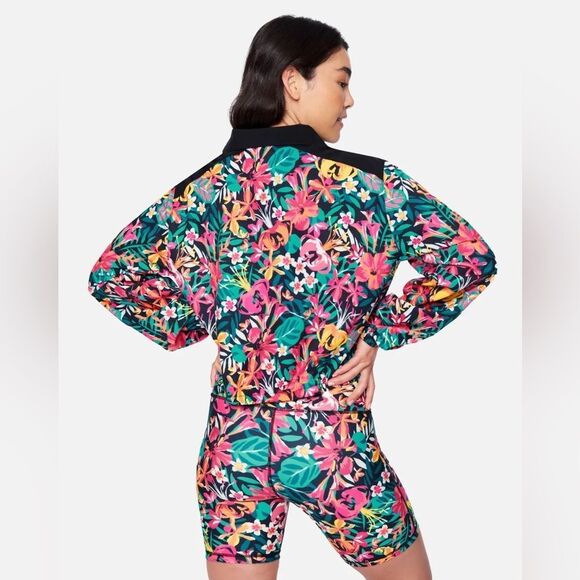 NWT Women’s Hurley Kat Printed Windbreaker Jacket Floral Pop Sz. Med. - Picture 2 of 6